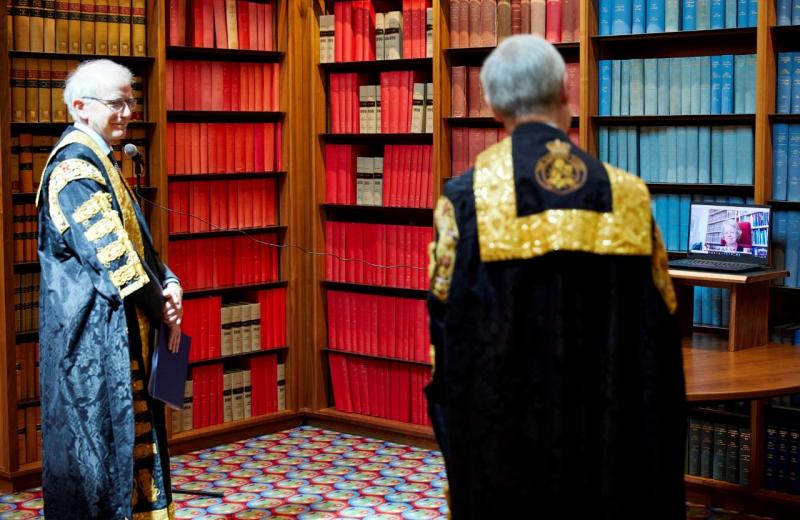 Lord Burrows sworn in as Supreme Court justice