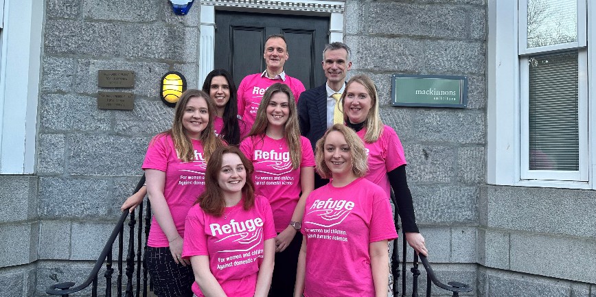 Mackinnons takes on charity challenge for Refuge