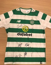 Signed Celtic top up for grabs from Lawscot Foundation