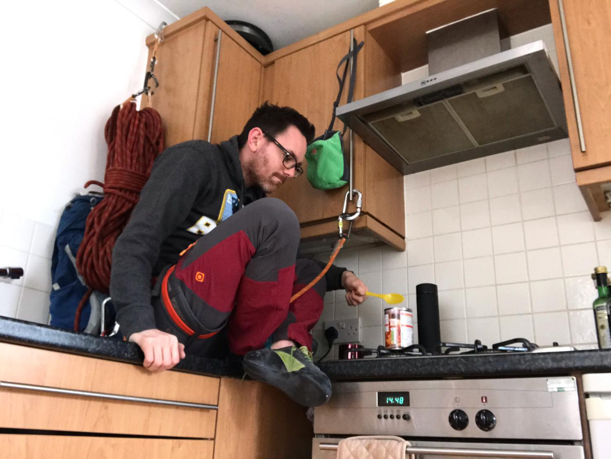 In pictures... Scaling the kitchen