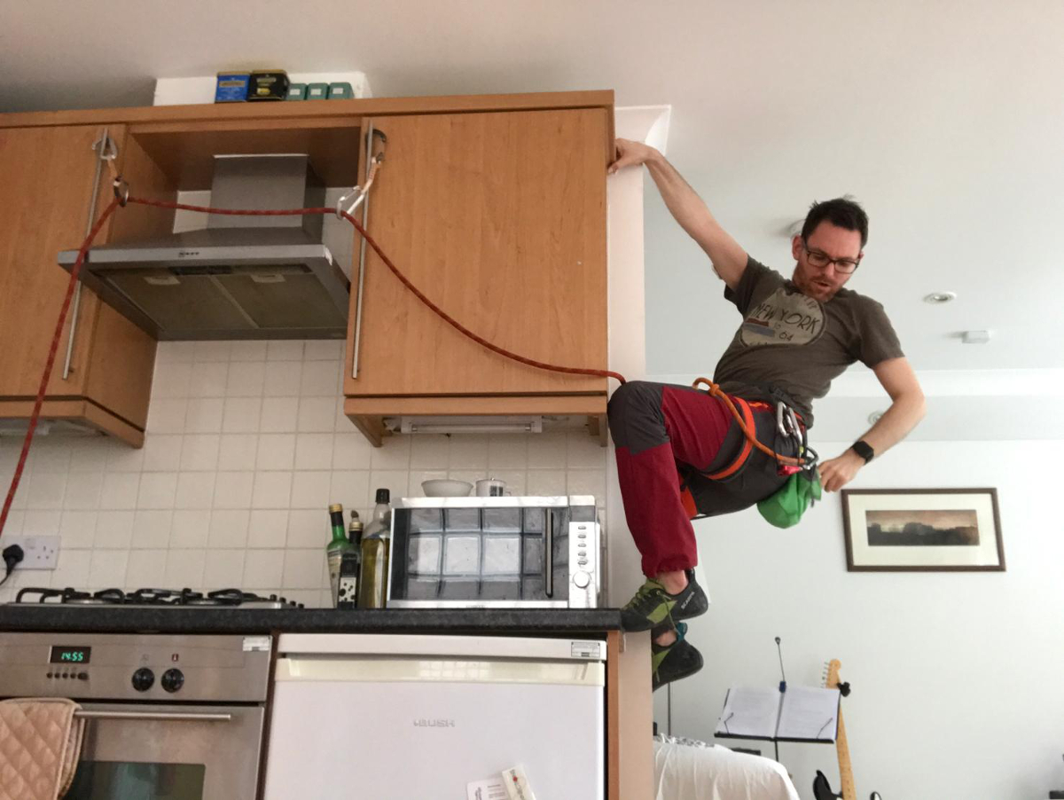 In pictures... Scaling the kitchen