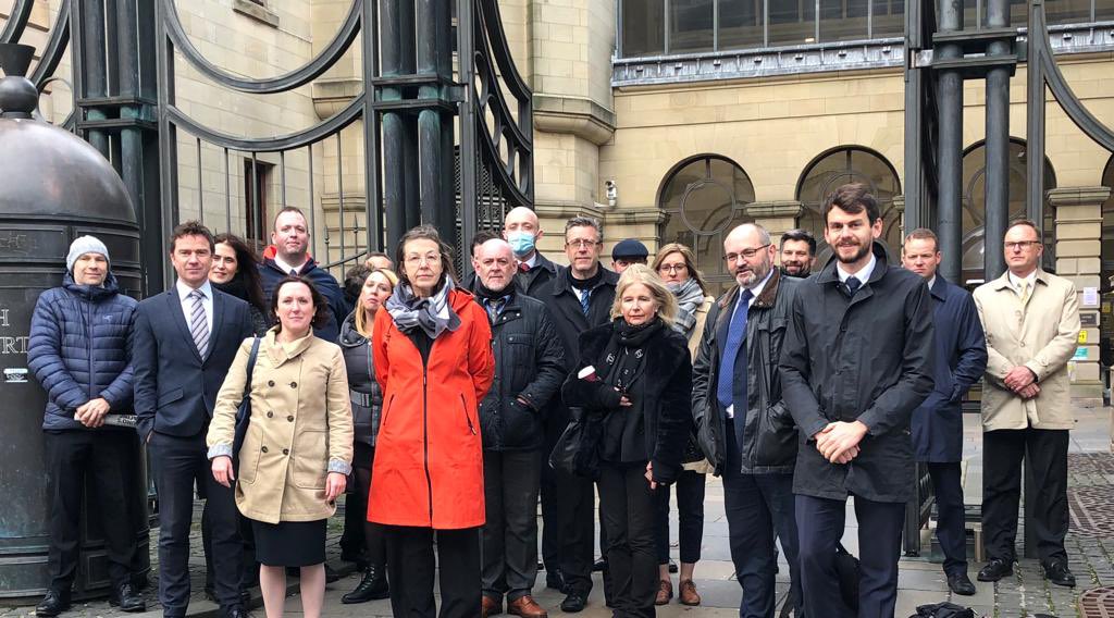 Police removal of Edinburgh lawyer from court sparks solidarity in Glasgow