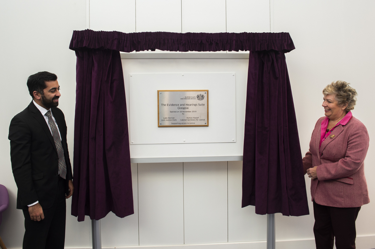 Scotland's first specialised evidence and hearings suite opens in Glasgow