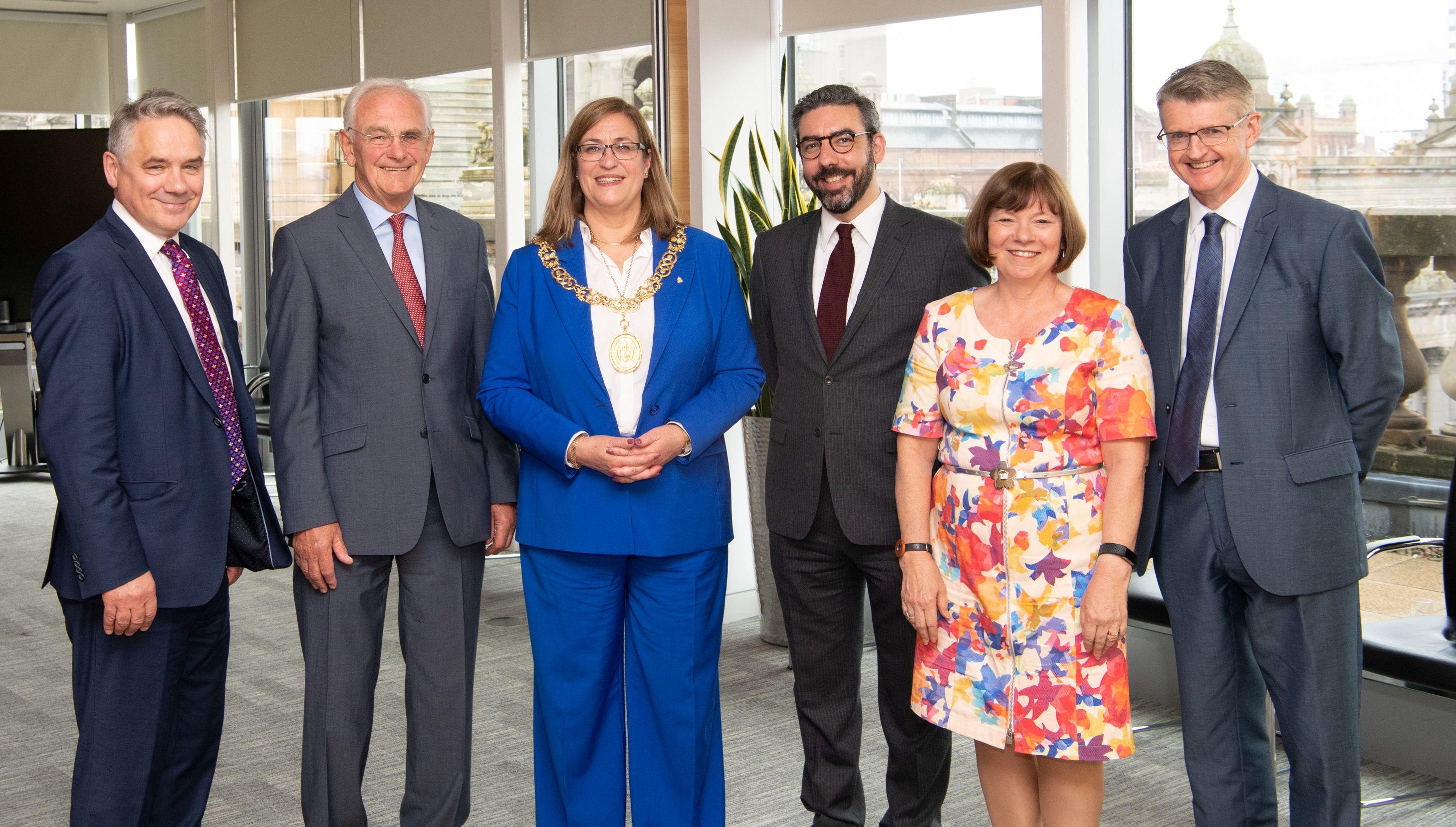 In pictures... Eminent legal figures visit Dentons in Glasgow