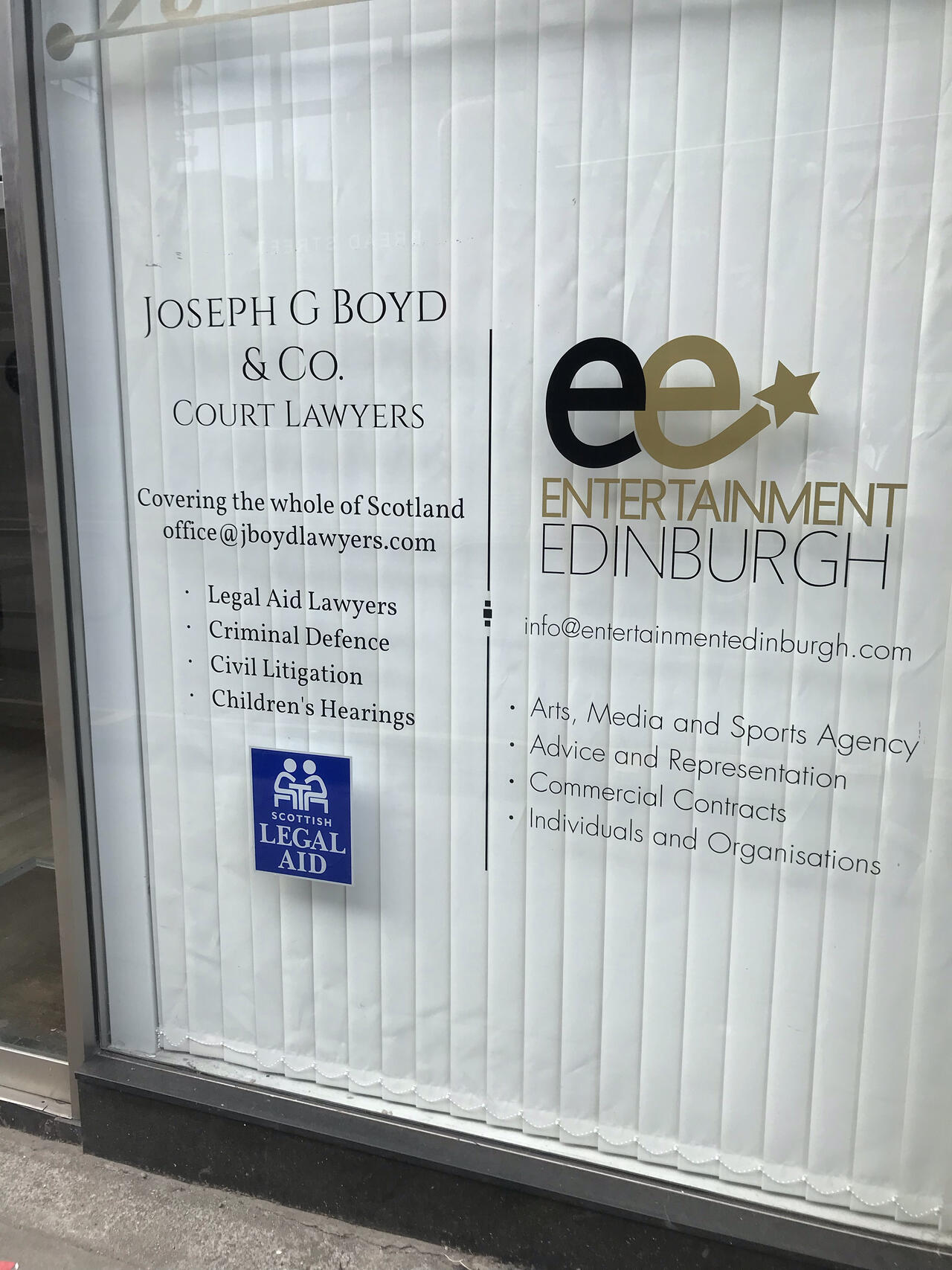 New office for Edinburgh firm Joseph G Boyd & Co