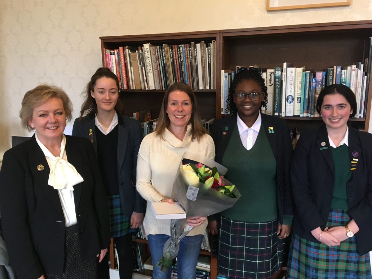 Nyree Conway gives Kilgraston pupils insight into the legal life
