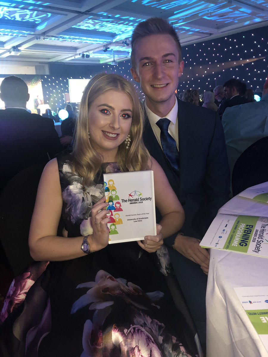 In pictures... Top prize for student law clinic at Herald Society Awards