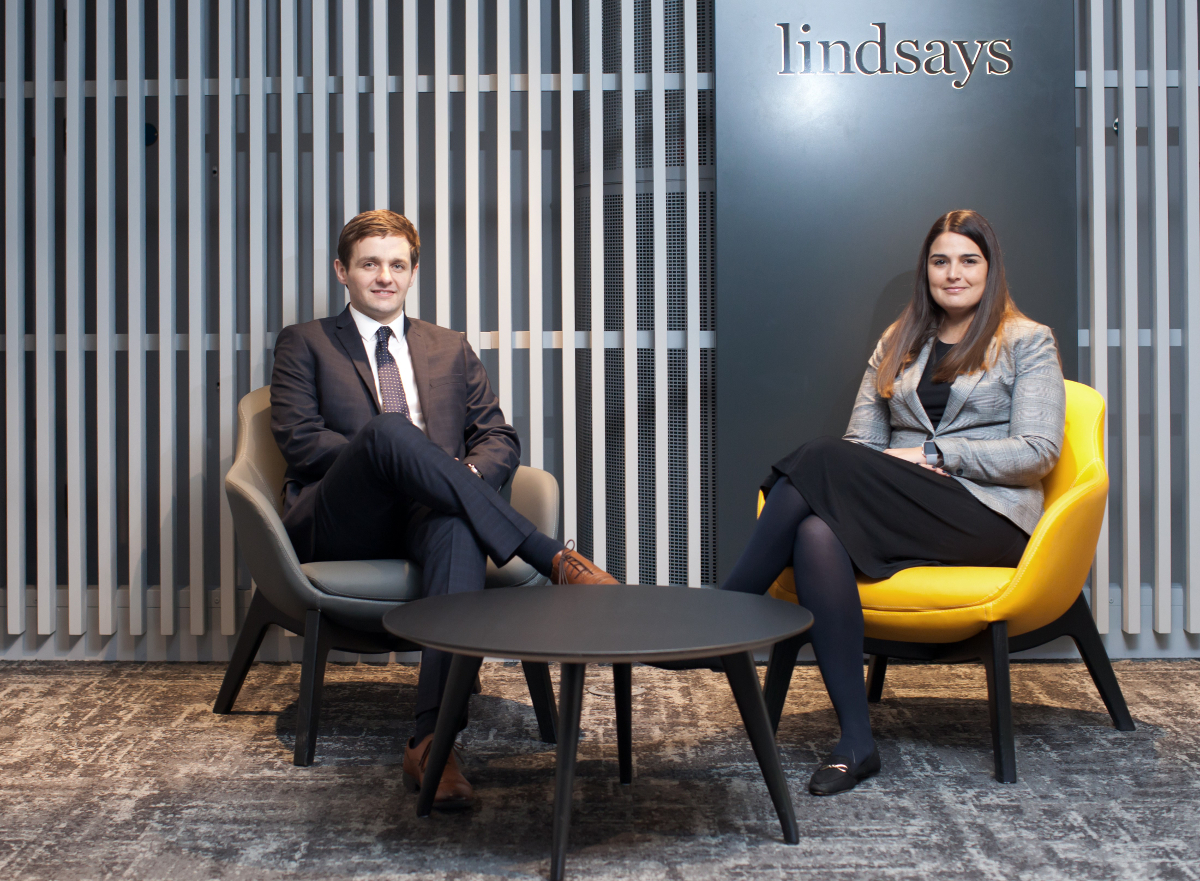 Partner promotions for Lauren Pasi and Darren Leahy at Lindsays