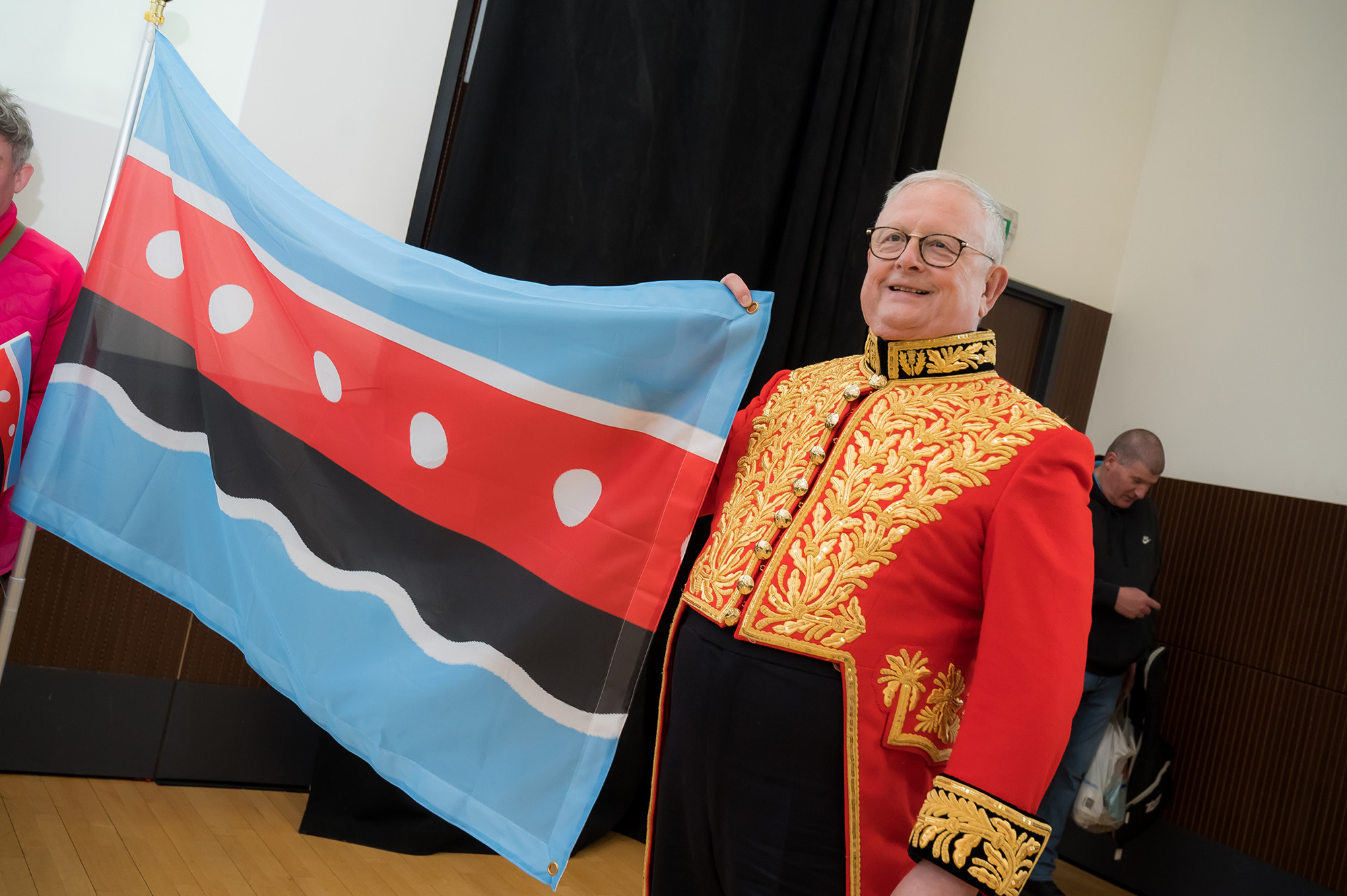 In pictures: Lord Lyon makes Maryhill's flag official