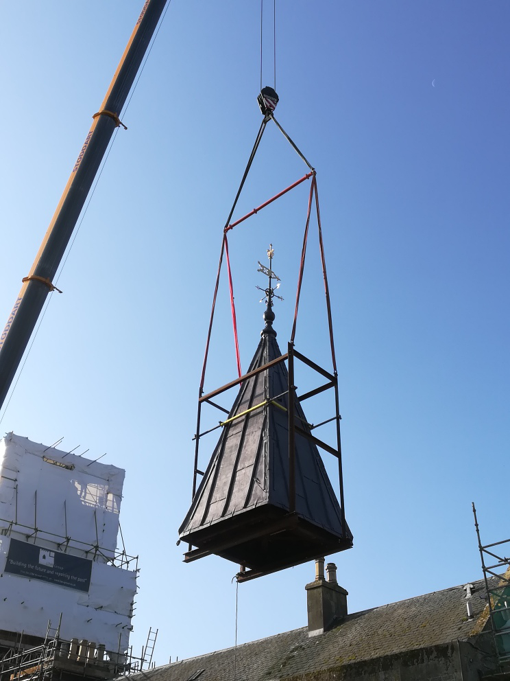 Nairn Courthouse steeple restored