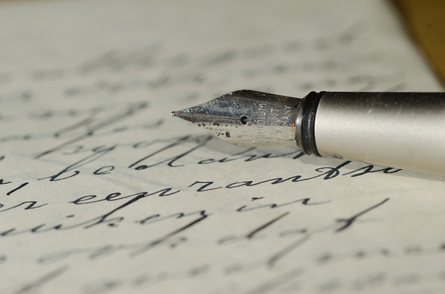 Letter: Stroke of a pen