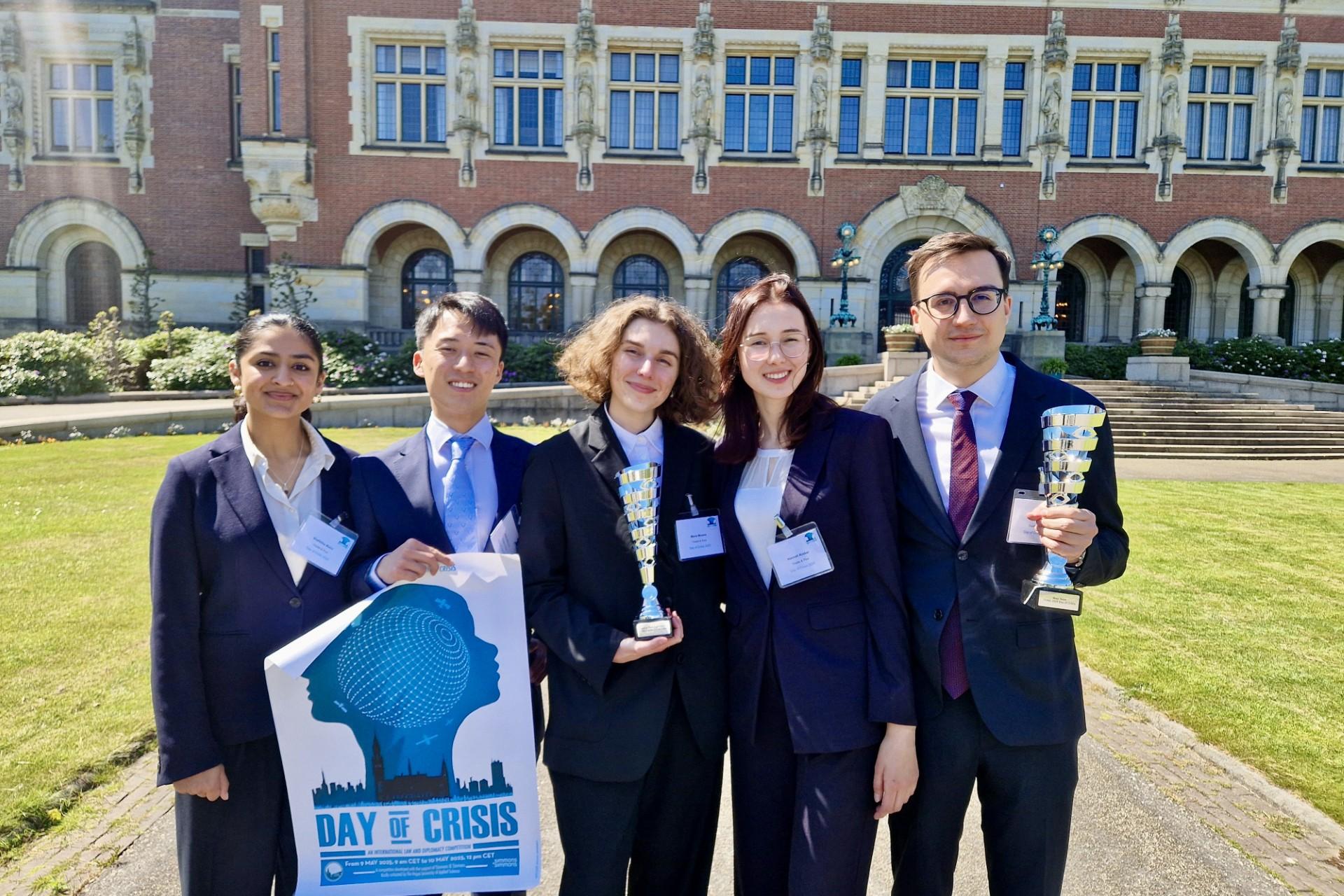 Edinburgh Law School team wins prizes at 2025 Day of Crisis Competition