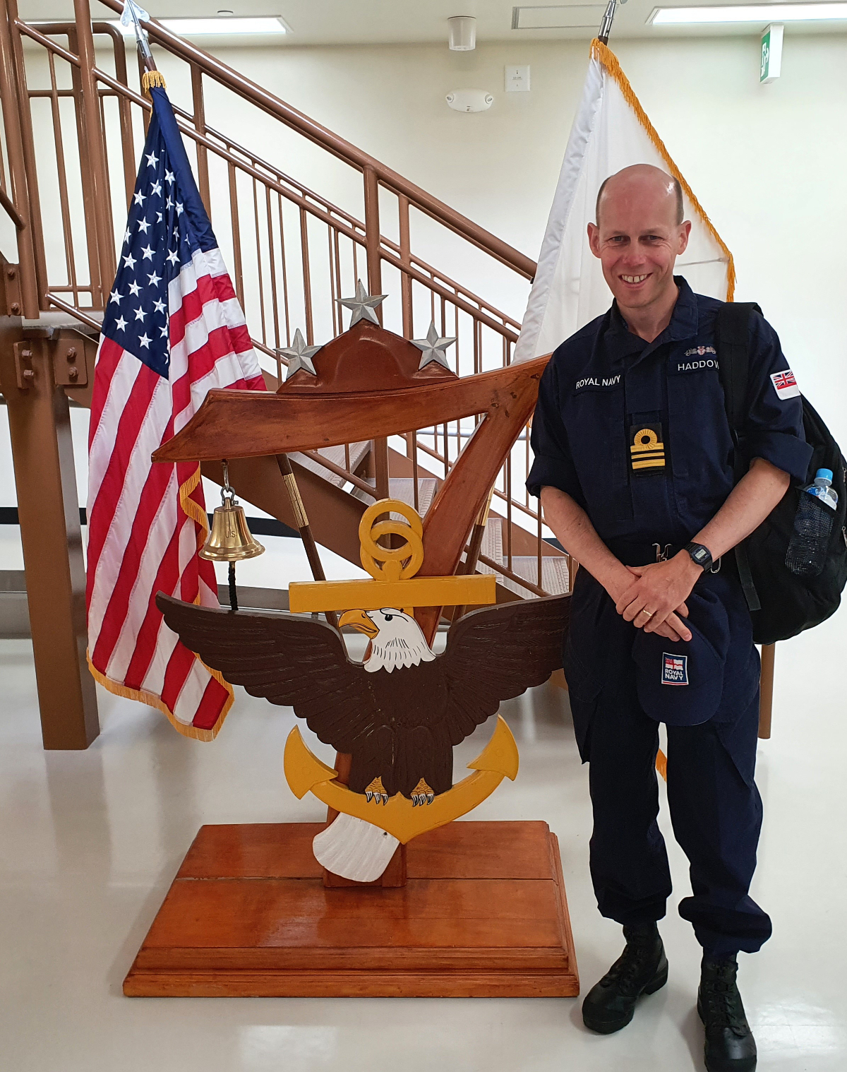 Faculty: Tim Haddow returns from naval duties in Japan