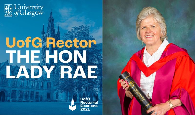 Lady Rae elected Rector of Glasgow University