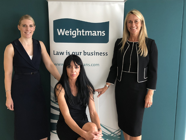 Weightmans appoints new partner trio