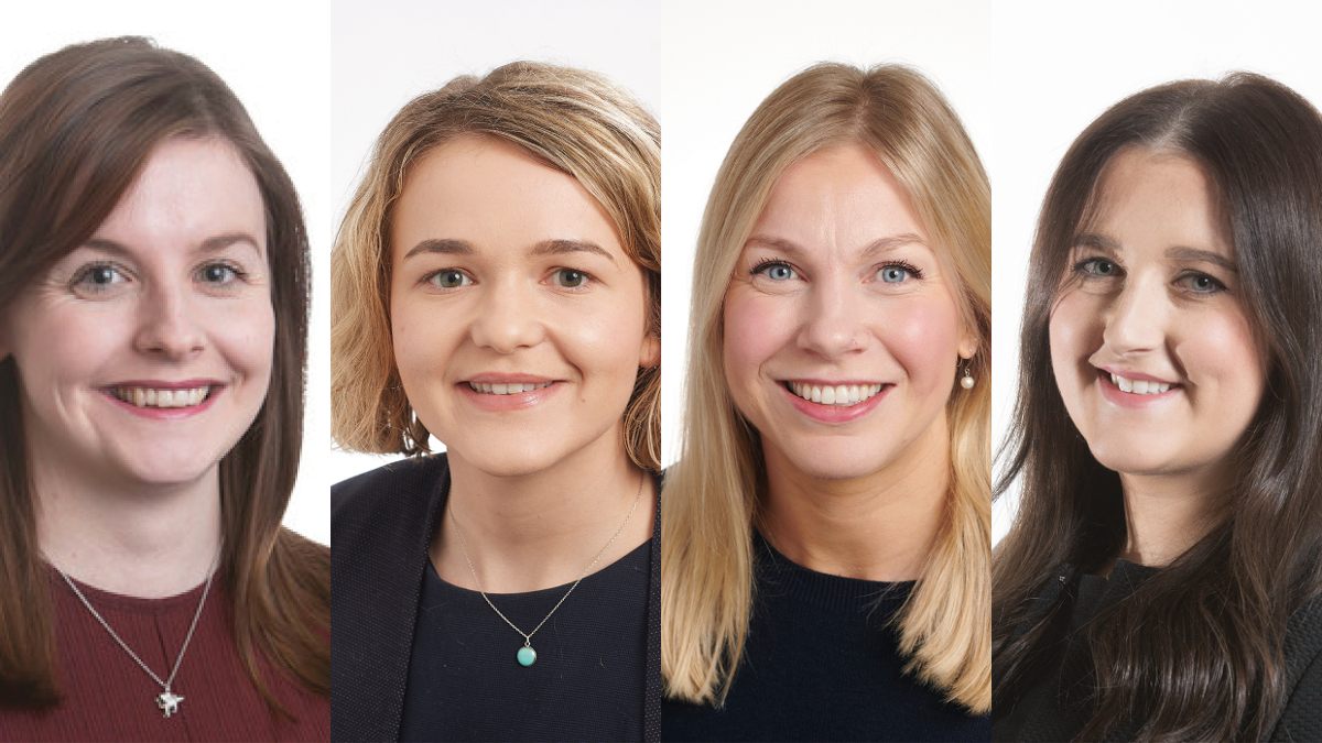 Quartet of promotions at Wright, Johnston & Mackenzie LLP